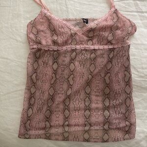 Cosabella snakeskin cami